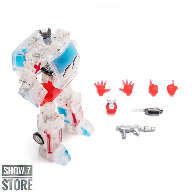 NewAge H8T Miller Ratchet clear transparent red ambulance robot NewAge H8T Miller Ratchet clear transparent red ambulance robot