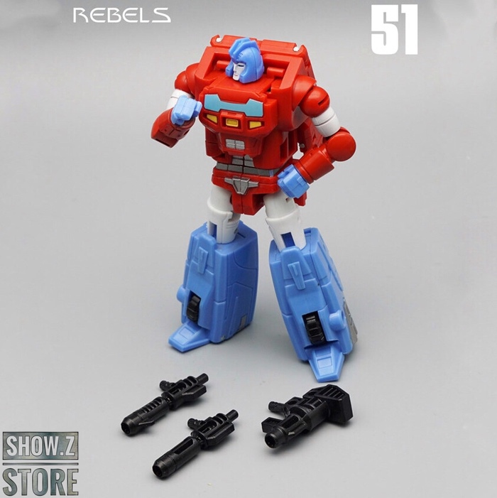 MechFansToys MS-15 Rebels Orion Pax transformers red and blue robot with spikes MechFansToys MS-15 Rebels Orion Pax transformers red and blue robot with spikes