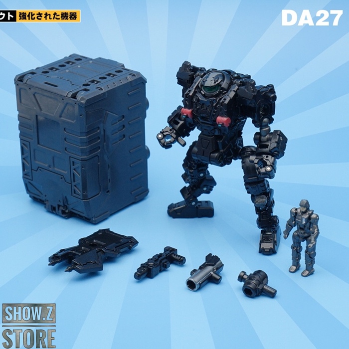 MechFansToys DA-27 Powered System dark blue mecha in robot form MechFansToys DA-27 Powered System dark blue mecha in robot form