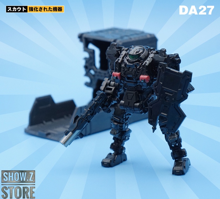 DA-27 combat configuration with extended weapon array visible DA-27 combat configuration with extended weapon array visible