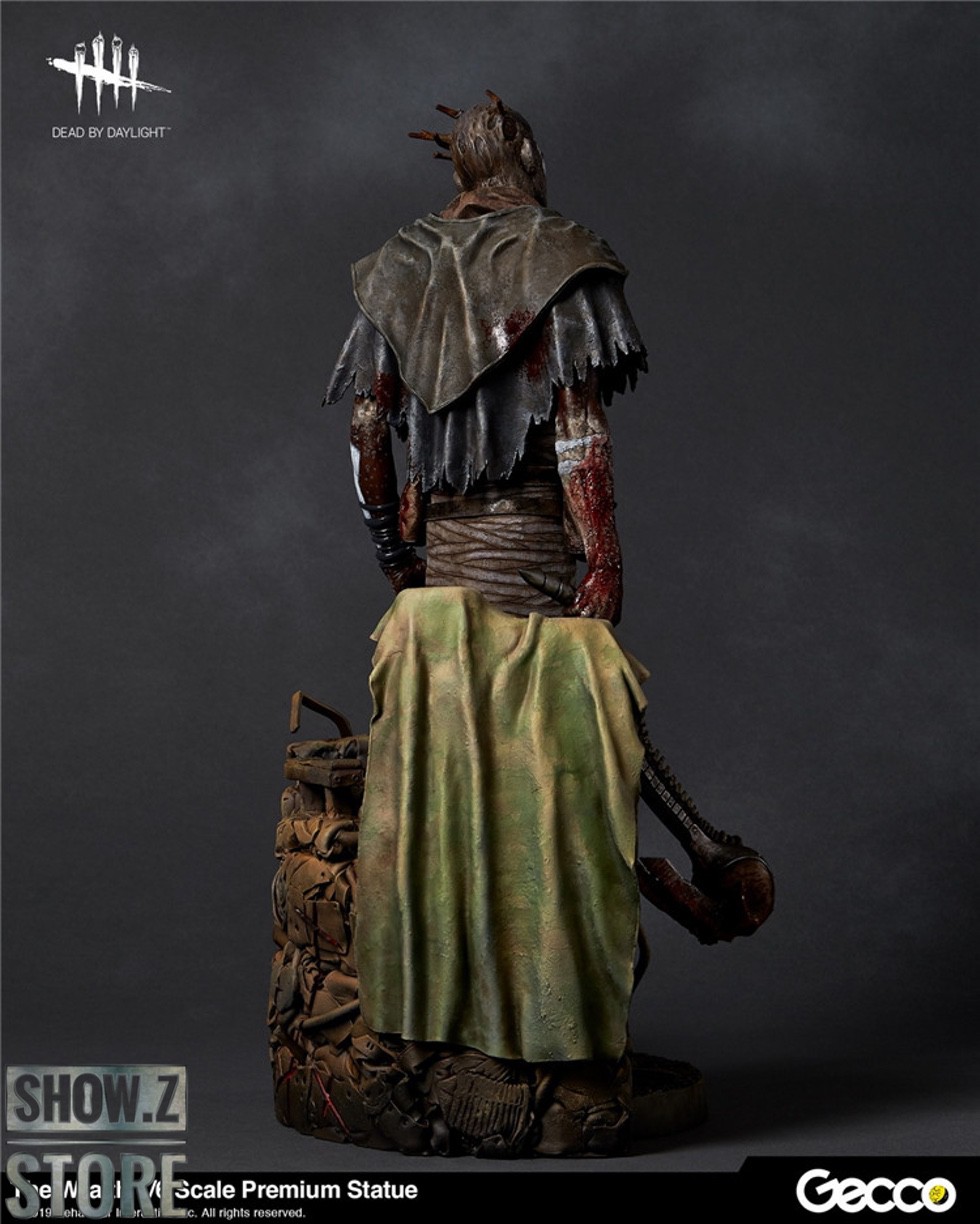 Wraith character back view with tattered cape and claws Wraith character back view with tattered cape and claws