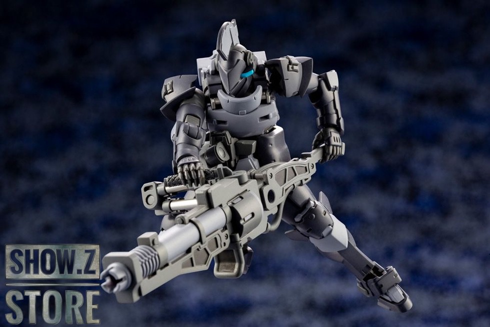Jumping pose showing mechanical joints and weapon systems Jumping pose showing mechanical joints and weapon systems