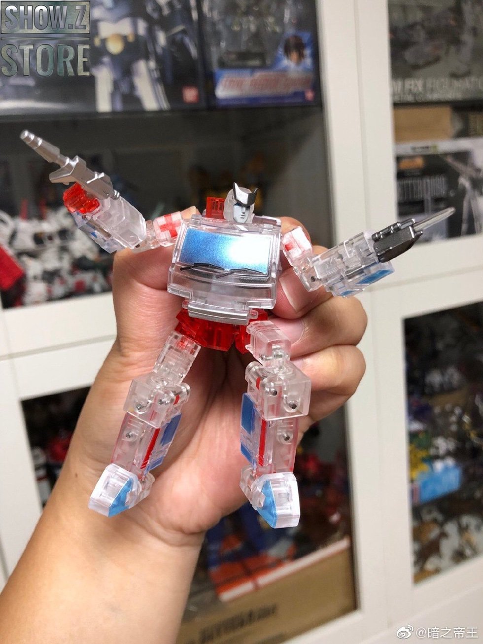 NewAge H-7T McCoy Ironhide transparent version standing in robot mode NewAge H-7T McCoy Ironhide transparent version standing in robot mode