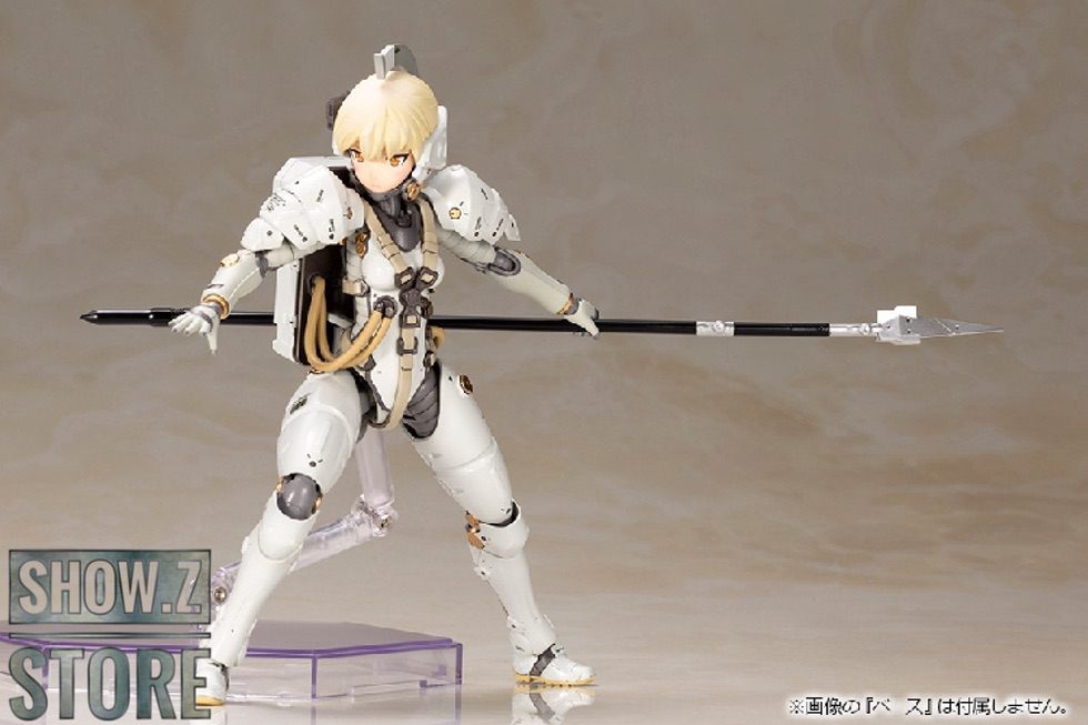 Ludens figure with extended energy staff showing mechanical components detail Ludens figure with extended energy staff showing mechanical components detail