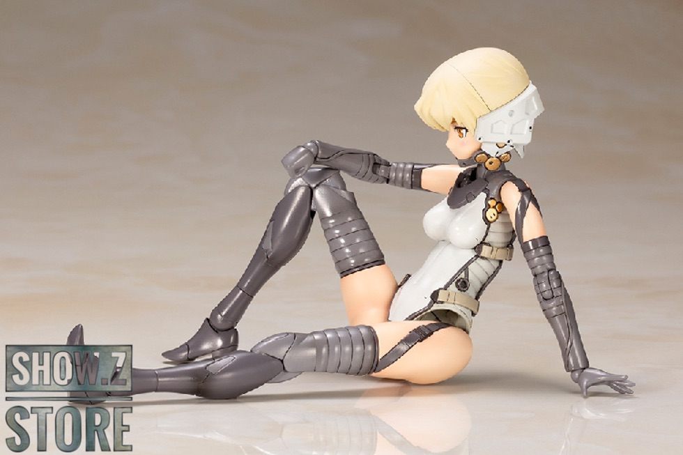 Frame Arms Girls detailed articulated figure in white tactical suit pose Frame Arms Girls detailed articulated figure in white tactical suit pose