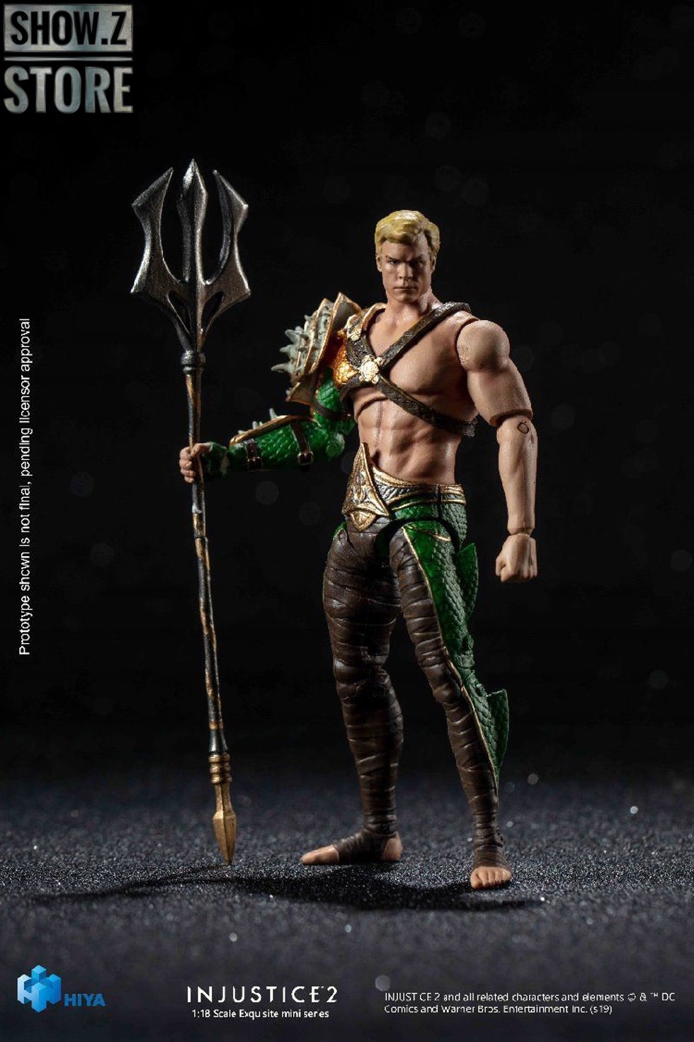 Injustice 2 Aquaman muscular character figure Injustice 2 Aquaman muscular character figure