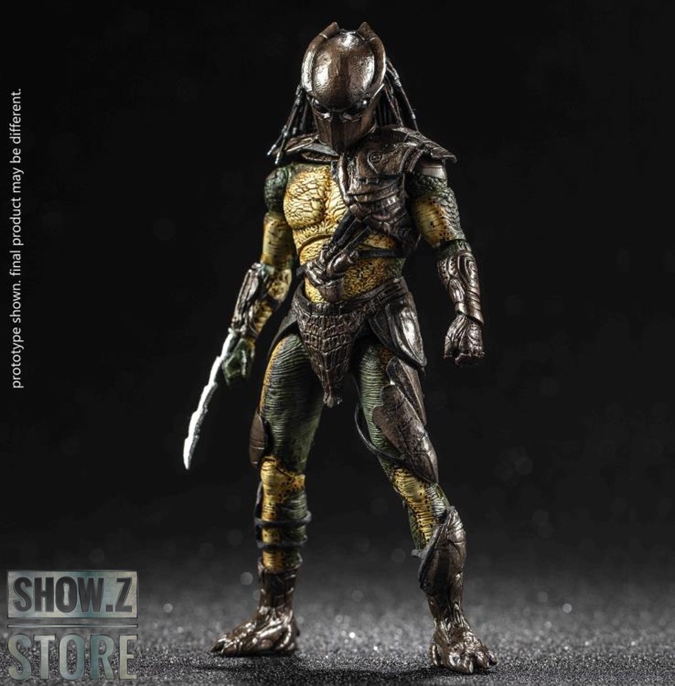 Hiya Toys 1/18 Falconer Predator action figure front stance Hiya Toys 1/18 Falconer Predator action figure front stance