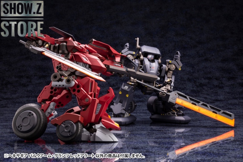 Red robot warrior in action pose with extended limbs and armor Red robot warrior in action pose with extended limbs and armor