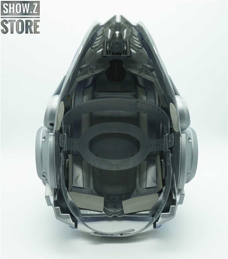 Wearable Optimus Prime helmet interior mechanism gears detailed Wearable Optimus Prime helmet interior mechanism gears detailed