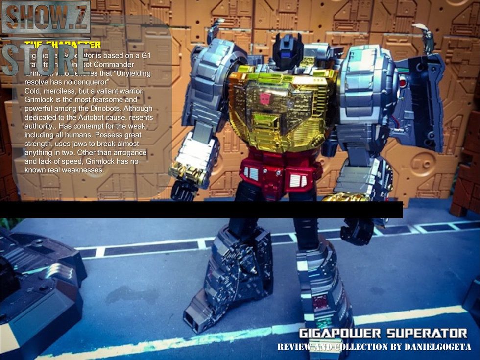 GigaPower HQ-01R Superator Grimlock chrome variant robot GigaPower HQ-01R Superator Grimlock chrome variant robot