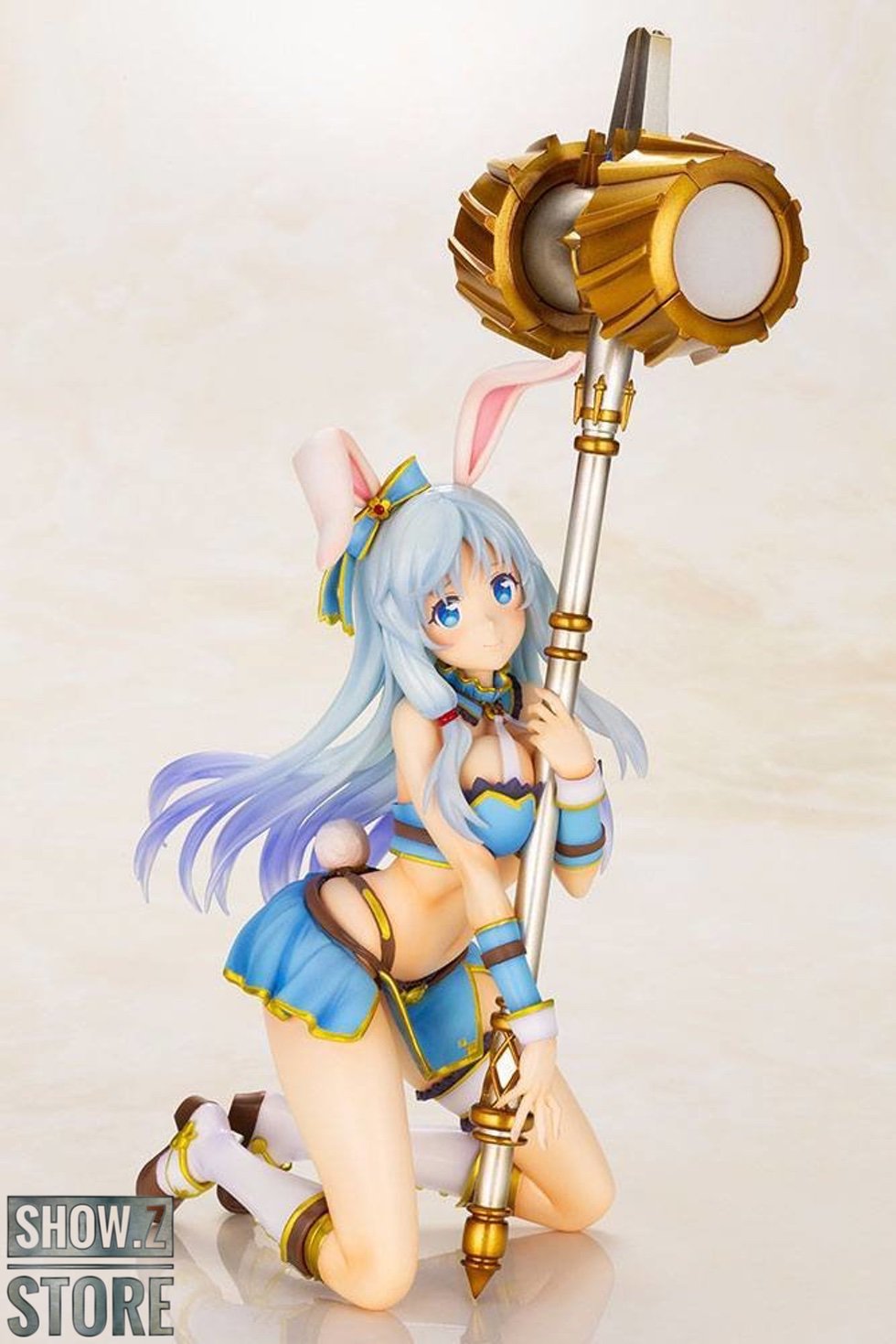 Kotobukiya Shea Haulia character kneeling pose golden staff weapon prop Kotobukiya Shea Haulia character kneeling pose golden staff weapon prop