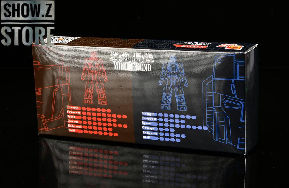 X2Toys XT013 Frozen & Starlight Starscream & Jetfire Set package display X2Toys XT013 Frozen & Starlight Starscream & Jetfire Set package display