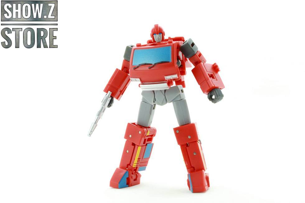 H-7 Ironhide action figure display showing mobility and articulation H-7 Ironhide action figure display showing mobility and articulation