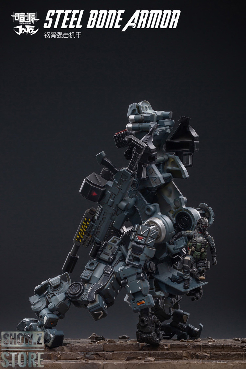 JoyToy future soldier in advanced steel bone exoskeleton armor JoyToy future soldier in advanced steel bone exoskeleton armor