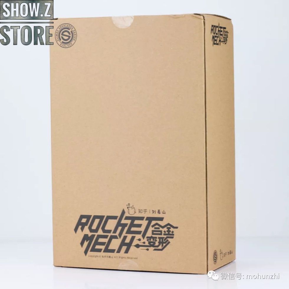 CCS Toys Climax Creatures Rocket-Mech box packaging with cartoon rocket design CCS Toys Climax Creatures Rocket-Mech box packaging with cartoon rocket design