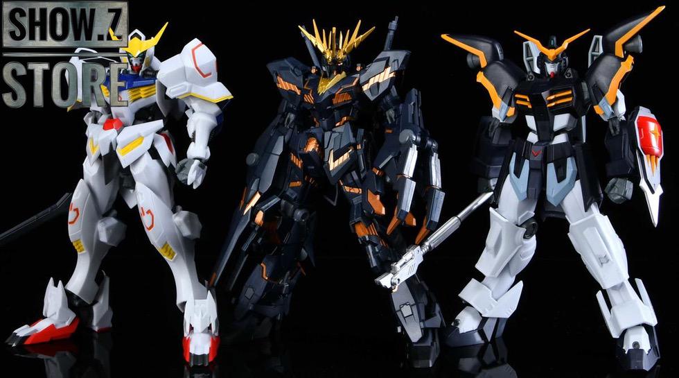 Bandai Gundam barbatos angel wing gundam in white gold black Bandai Gundam barbatos angel wing gundam in white gold black