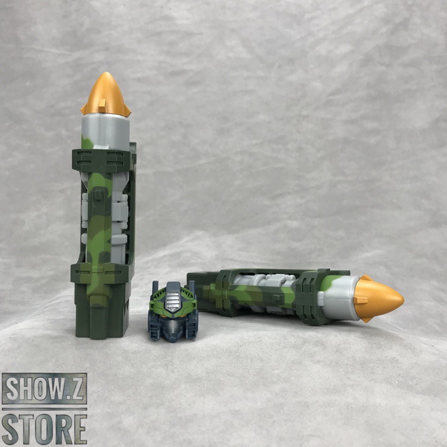 VISUAL Upgrade Kit STC-01A detailed green robot with yellow missiles VISUAL Upgrade Kit STC-01A detailed green robot with yellow missiles