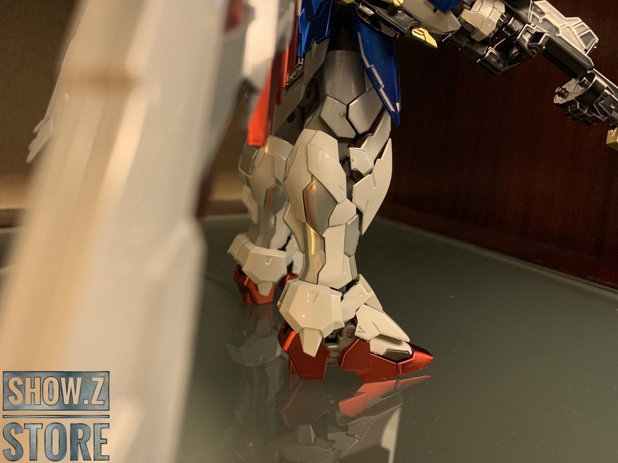 Wing Gundam Custom articulated pose with dual beam rifles Wing Gundam Custom articulated pose with dual beam rifles