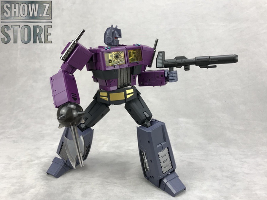 Detailed Shattered Glass Optimus Prime with beam rifle and effects Detailed Shattered Glass Optimus Prime with beam rifle and effects