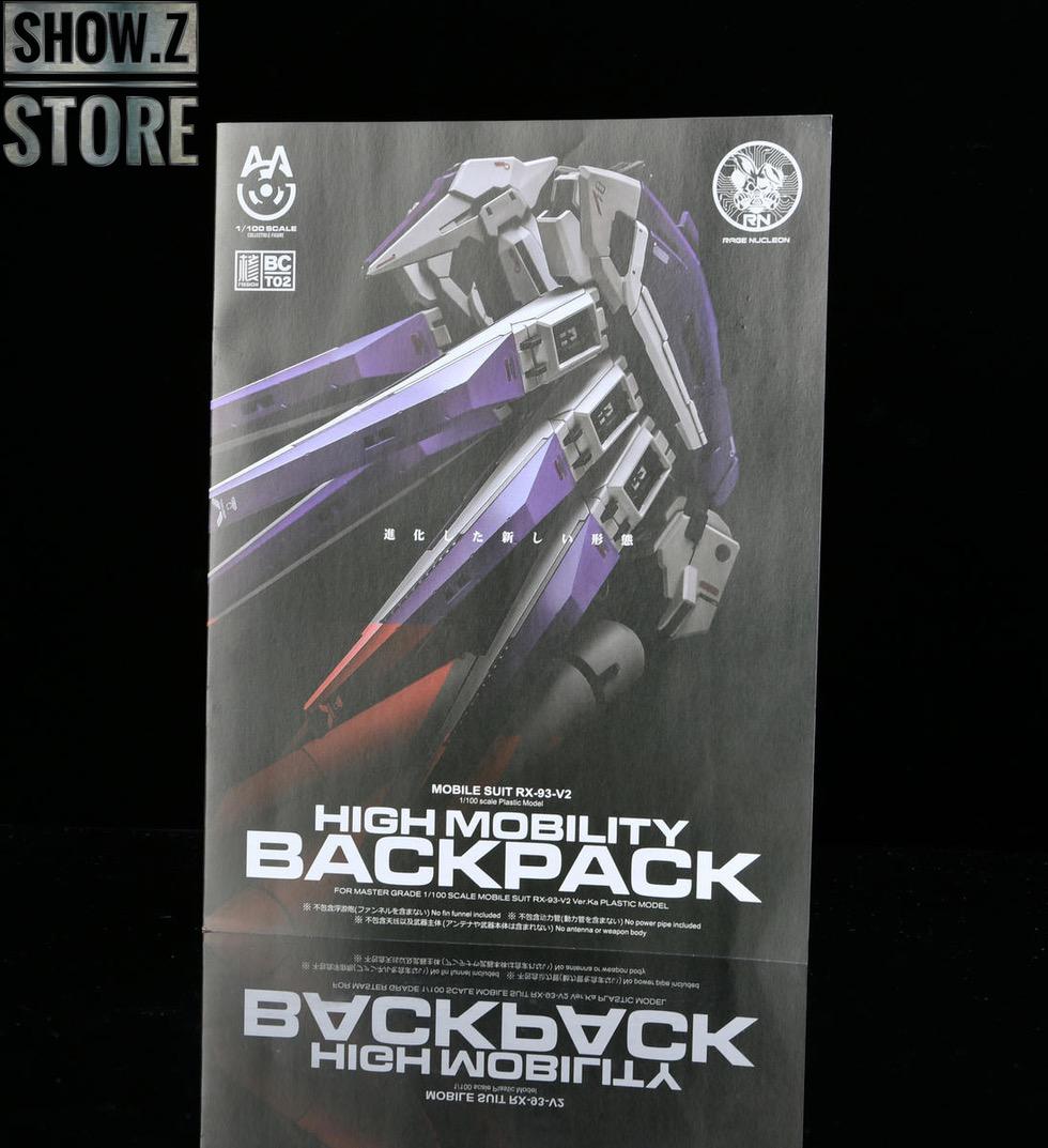 Rage Nucleon BC-T02 backpack upgrade kit with extended range weapons Rage Nucleon BC-T02 backpack upgrade kit with extended range weapons