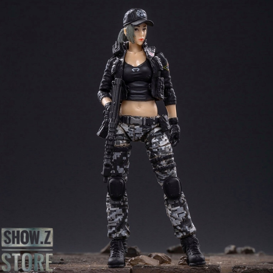 Black and white CrossFire Fox Hunter Version B with tactical gear Black and white CrossFire Fox Hunter Version B with tactical gear