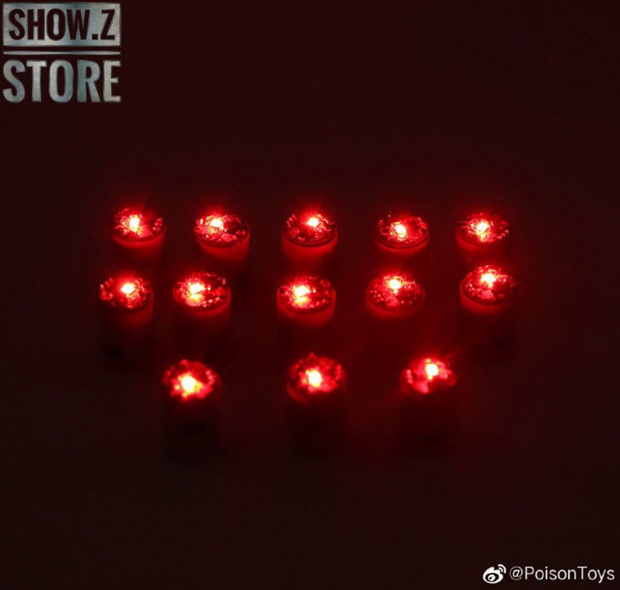 Red and blue dual color LED lights demonstration grid Red and blue dual color LED lights demonstration grid