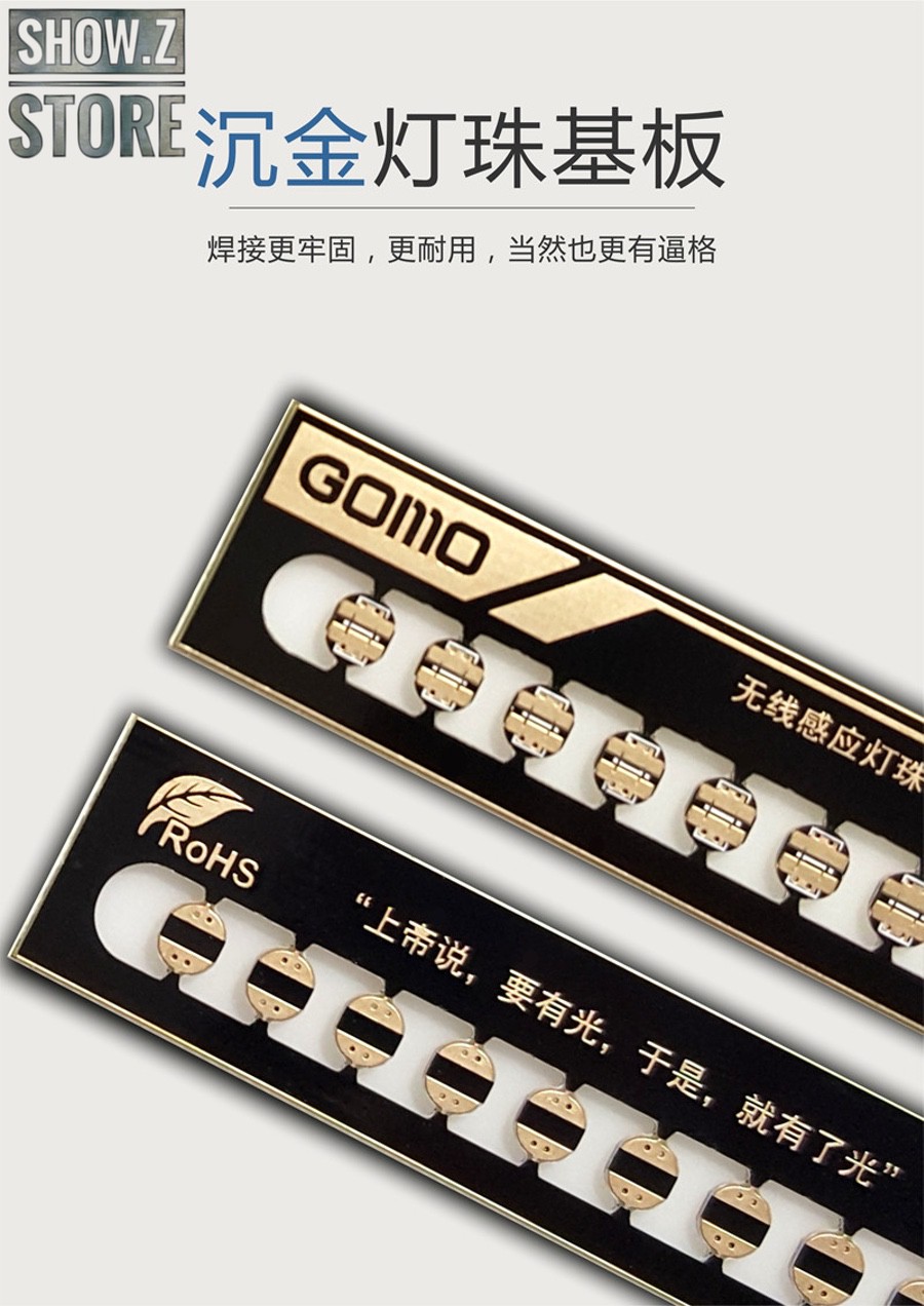 GOMO wireless sensing LED modules technical specifications and dimensions GOMO wireless sensing LED modules technical specifications and dimensions
