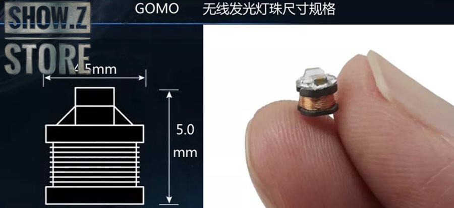 GOMO wireless LED beads compact 5mm size in assorted vibrant colors GOMO wireless LED beads compact 5mm size in assorted vibrant colors