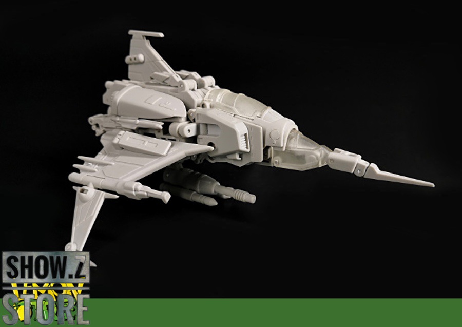 Clear plastic Starscream jet mode showing internal details Clear plastic Starscream jet mode showing internal details