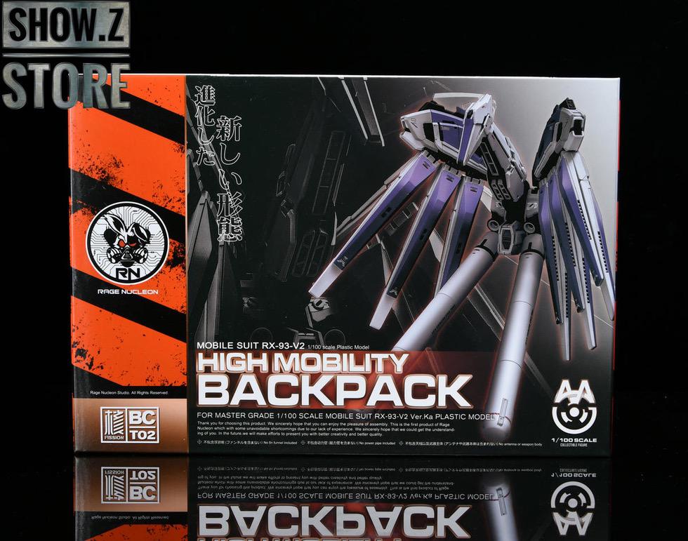 Rage Nucleon BC-T02 high mobility purple backpack upgrade kit packaging Rage Nucleon BC-T02 high mobility purple backpack upgrade kit packaging