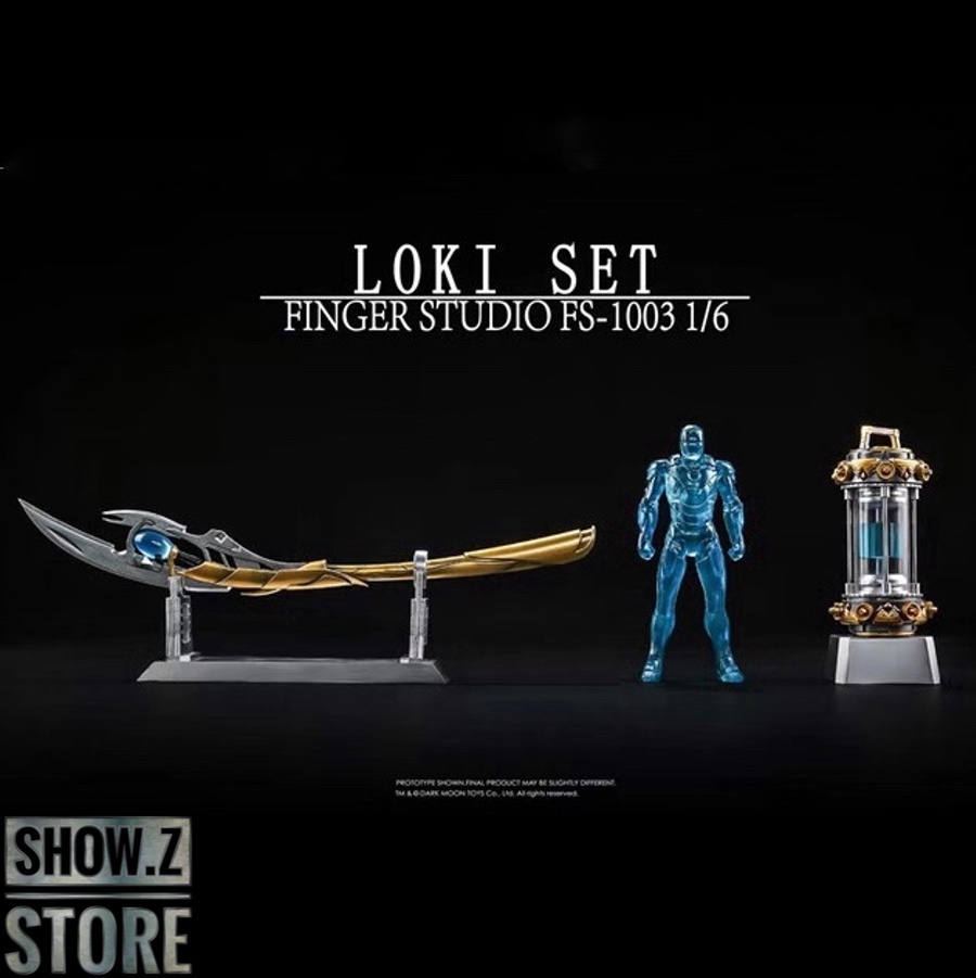 Loki character figure set with golden weapon and accessories Loki character figure set with golden weapon and accessories