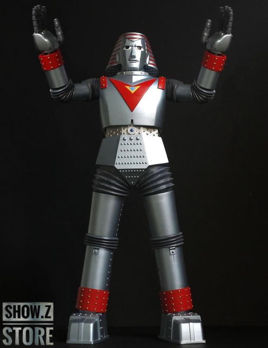Evolution Toy Grand Action robot displaying detailed mechanical armor construction Evolution Toy Grand Action robot displaying detailed mechanical armor construction
