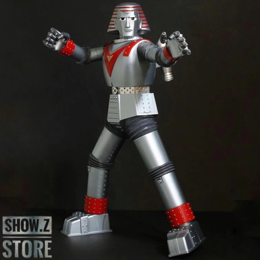 Evolution Toy Grand Action Bigsize Giant Robo white and red robot figure Evolution Toy Grand Action Bigsize Giant Robo white and red robot figure