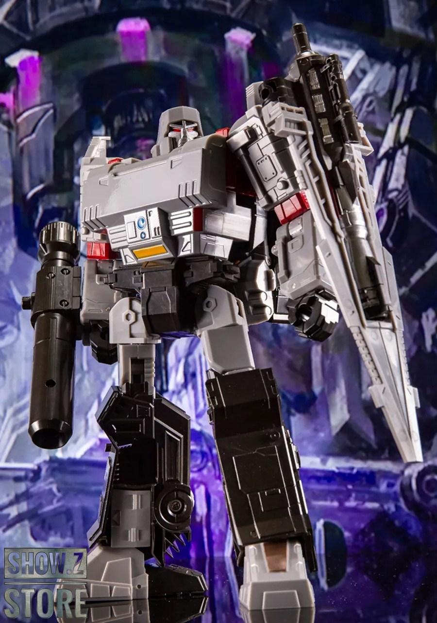 Aoyi oversized Megatron mecha with detailed red blue and white armor construction Aoyi oversized Megatron mecha with detailed red blue and white armor construction