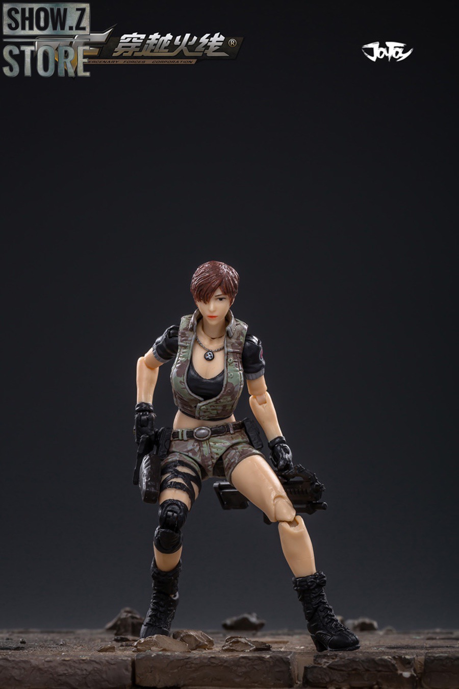 Side profile demonstrating mechanical joint and armor details Side profile demonstrating mechanical joint and armor details