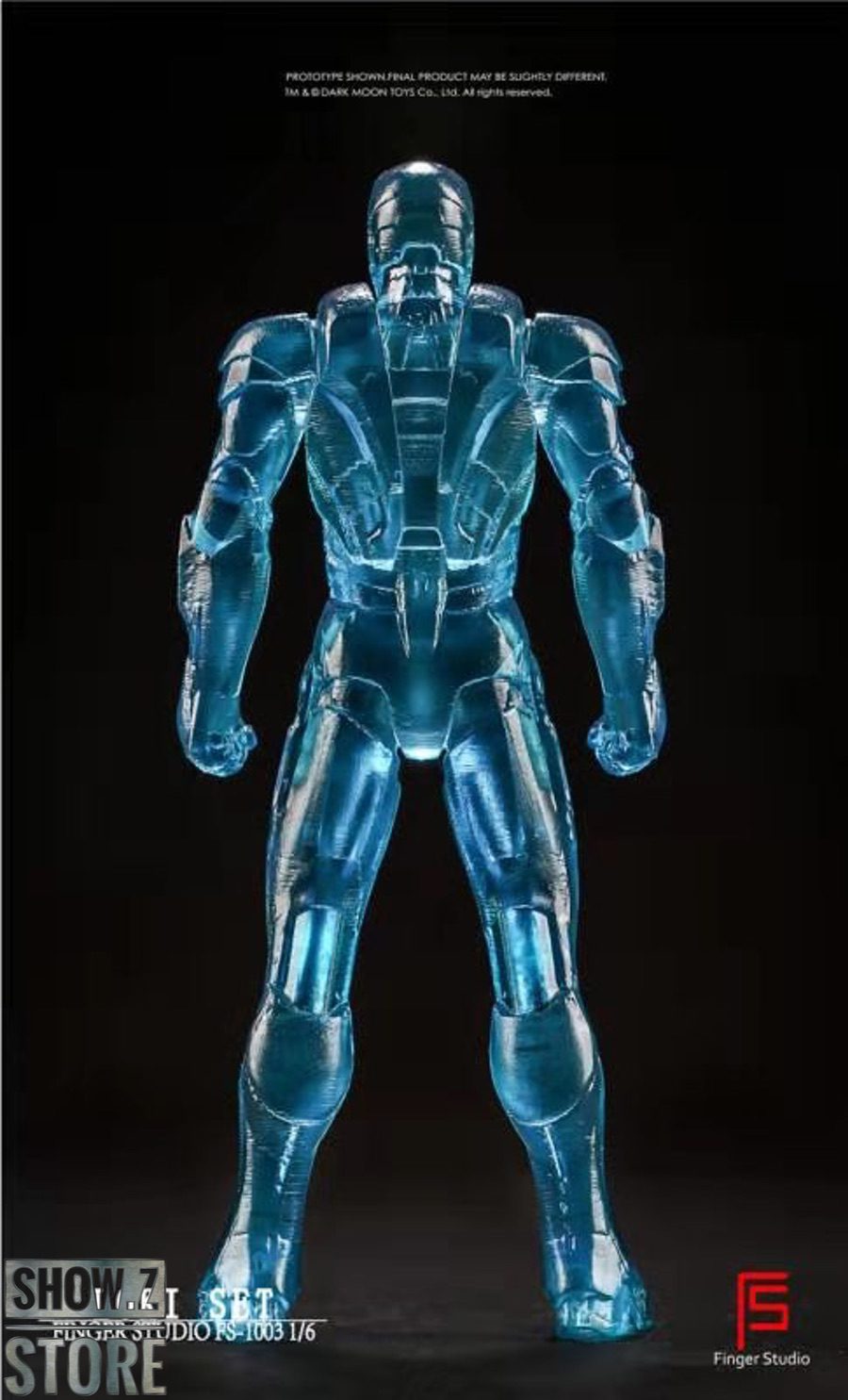 Blue crystalline Loki 1/6 scale collectible figure Blue crystalline Loki 1/6 scale collectible figure