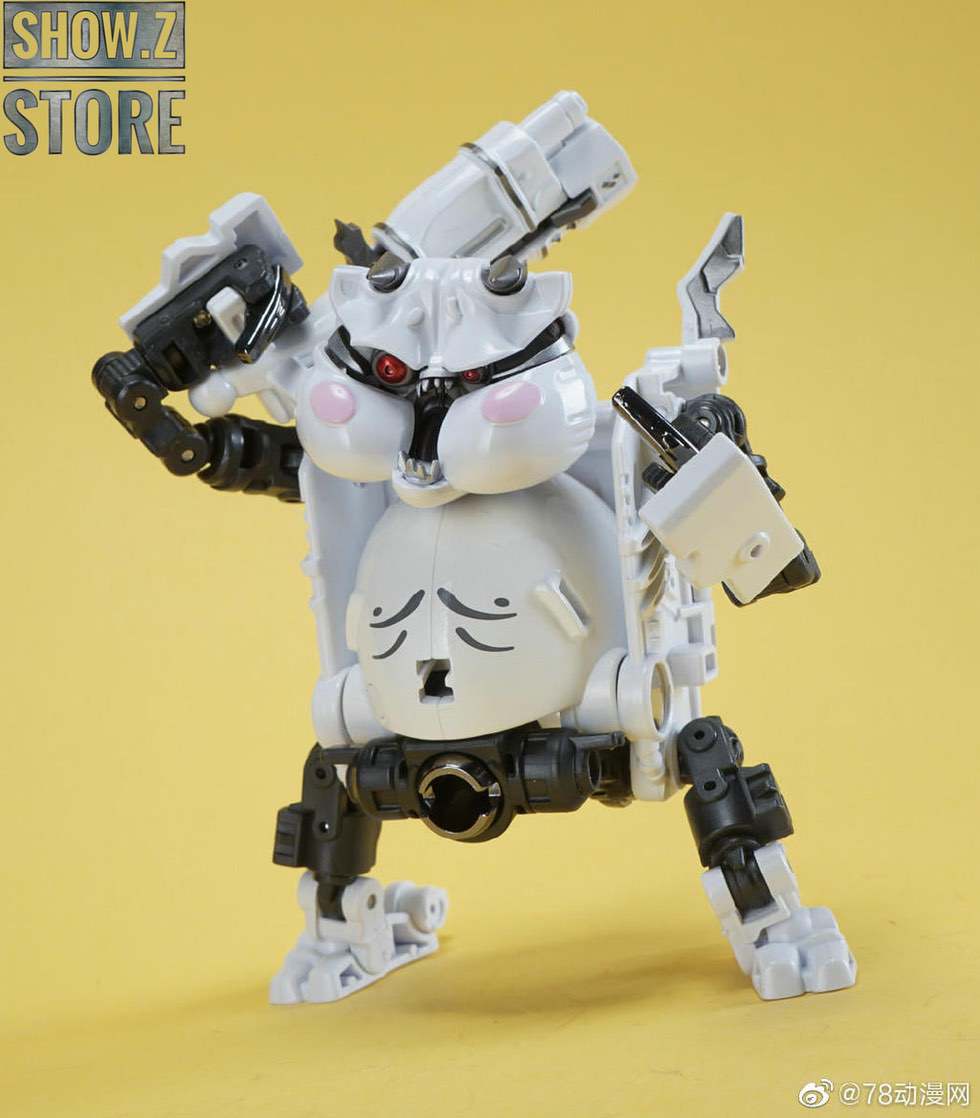 ToyWolf Water Man chibi style transforming robot toy ToyWolf Water Man chibi style transforming robot toy