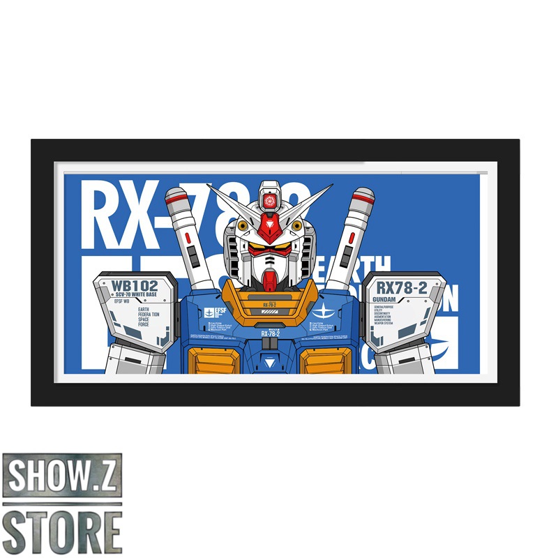 RX-78-2 Gundam framed 3D wall decoration poster RX-78-2 Gundam framed 3D wall decoration poster