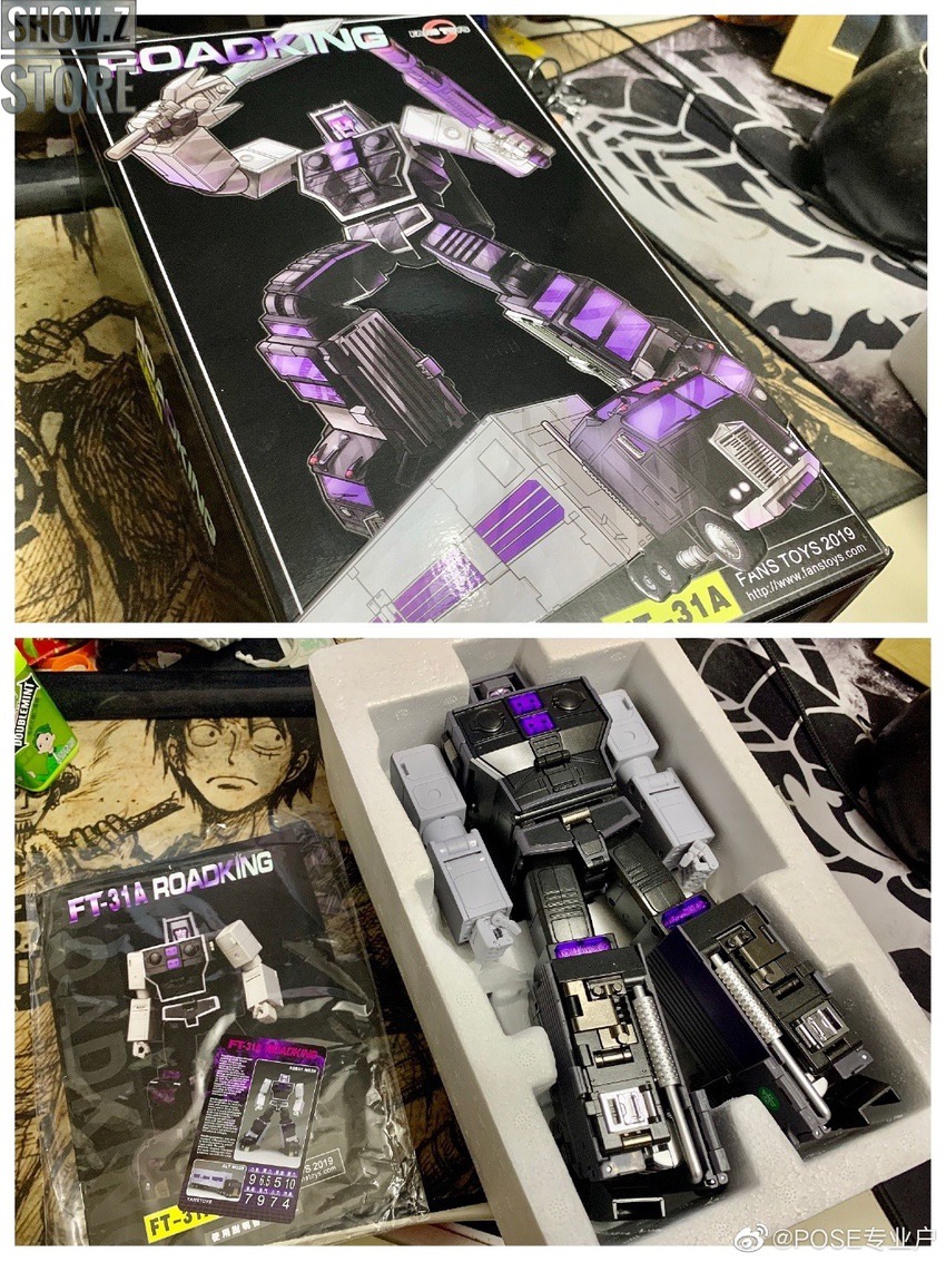 FansToys FT-31A Roadking Motormaster purple and black robot combiner FansToys FT-31A Roadking Motormaster purple and black robot combiner