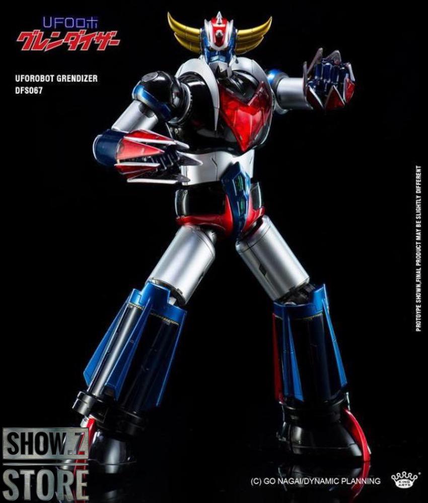 King Arts DFS067 UFO Robot Grendizer side profile showing transformation details King Arts DFS067 UFO Robot Grendizer side profile showing transformation details