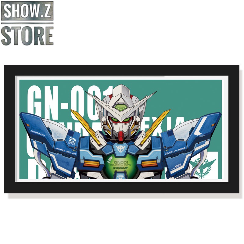 GN-001 Gundam Exia framed 3D wall art poster GN-001 Gundam Exia framed 3D wall art poster