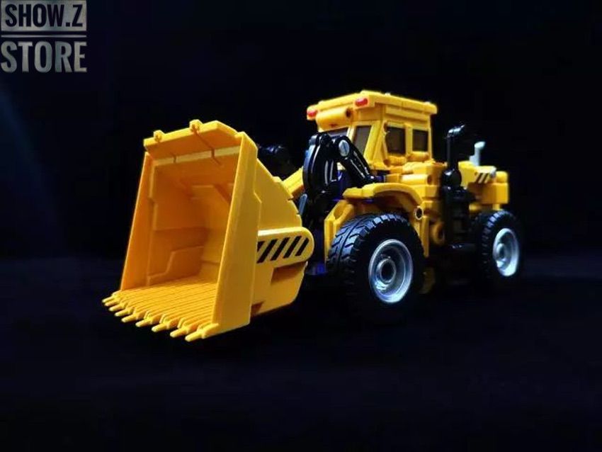 Individual yellow construction excavator and dump truck robot vehicles from Daban set Individual yellow construction excavator and dump truck robot vehicles from Daban set
