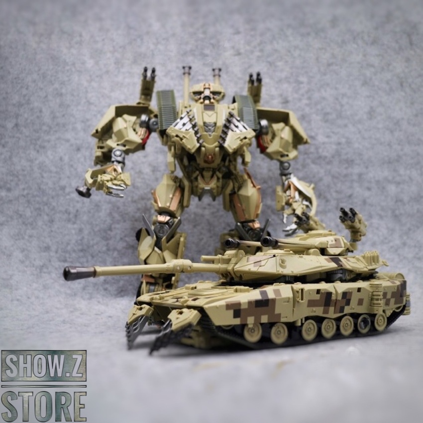 Black Mamba BMB LS-10 desert camouflage robot with tank mode transformation Black Mamba BMB LS-10 desert camouflage robot with tank mode transformation