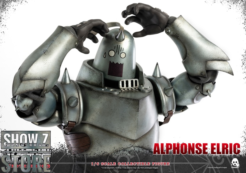 Detailed armor soldier figure with large metal hands Detailed armor soldier figure with large metal hands