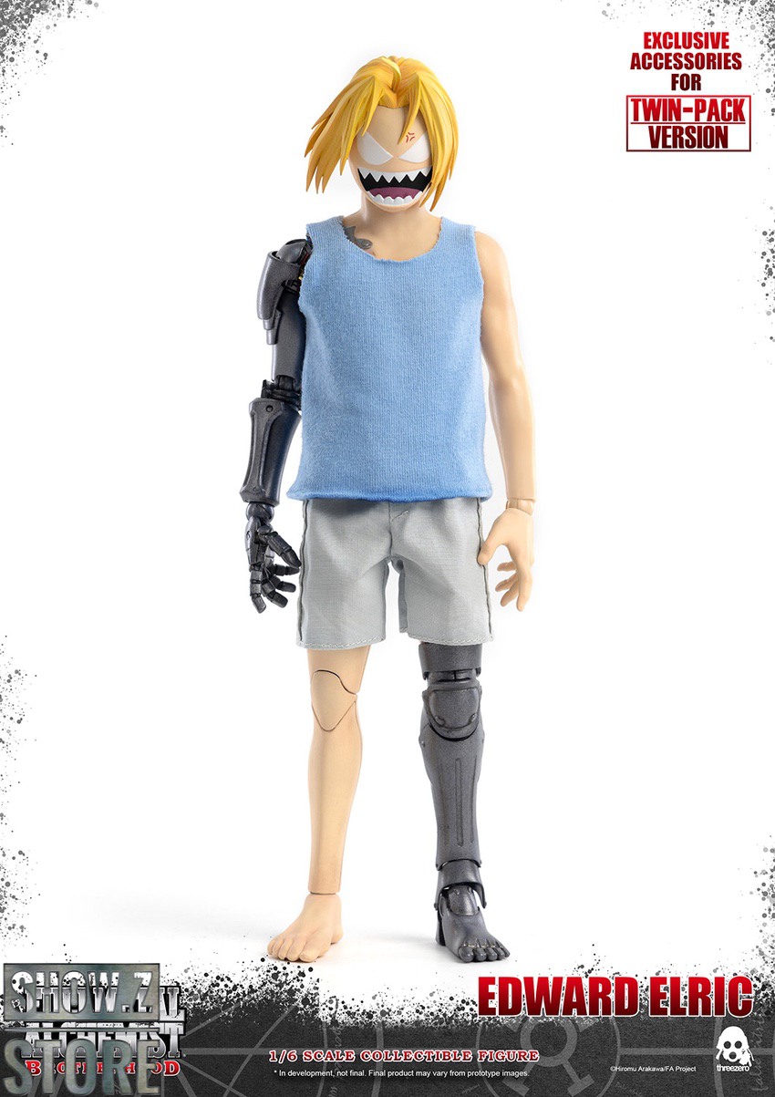 Edward Elric figure with interchangeable heads and hands Edward Elric figure with interchangeable heads and hands