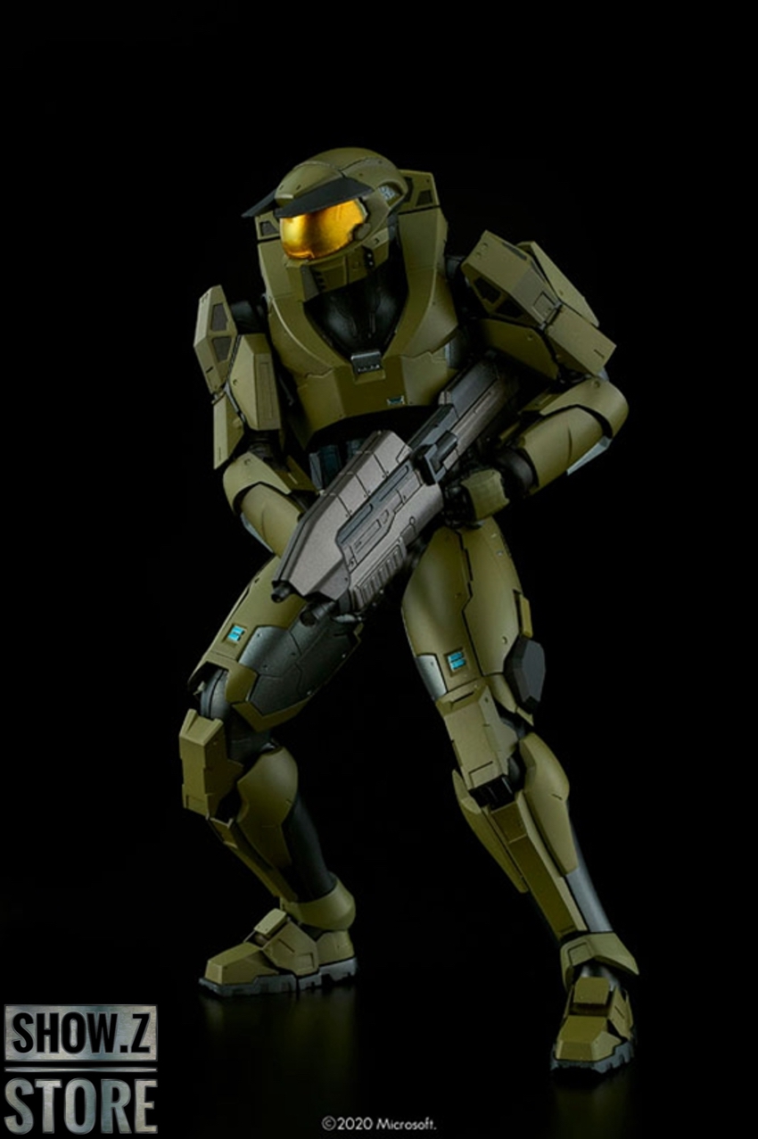 Armed soldier figure with detailed equipment and articulation Armed soldier figure with detailed equipment and articulation