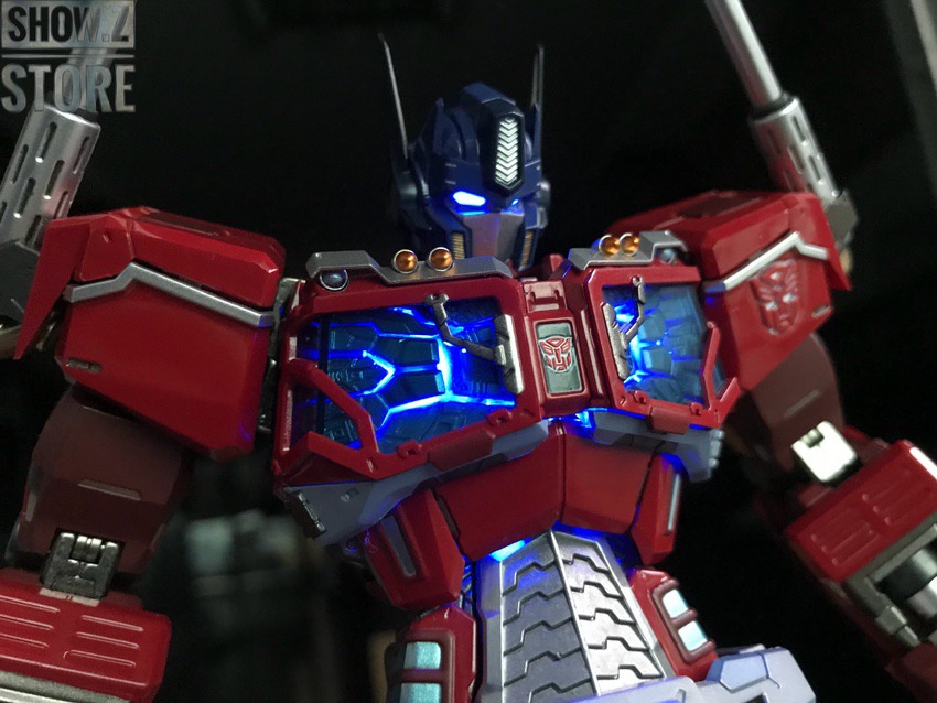 Gold robot shown in active combat pose with multiple articulated parts Gold robot shown in active combat pose with multiple articulated parts