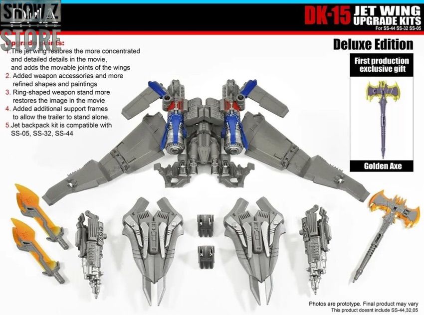 DNA Design DK-15 upgrade kit jet wing components and accessories DNA Design DK-15 upgrade kit jet wing components and accessories