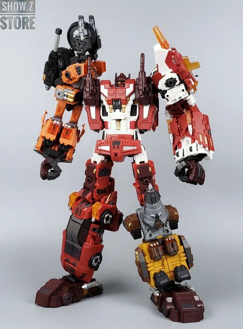 Five Computicon combiners with individual vehicle robot forms Five Computicon combiners with individual vehicle robot forms