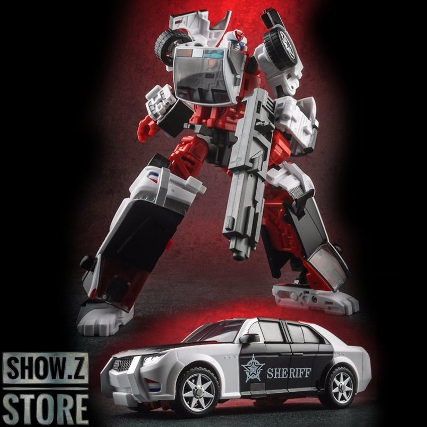 Guard robot showing transformation from multiple vehicle modes assembled Guard robot showing transformation from multiple vehicle modes assembled